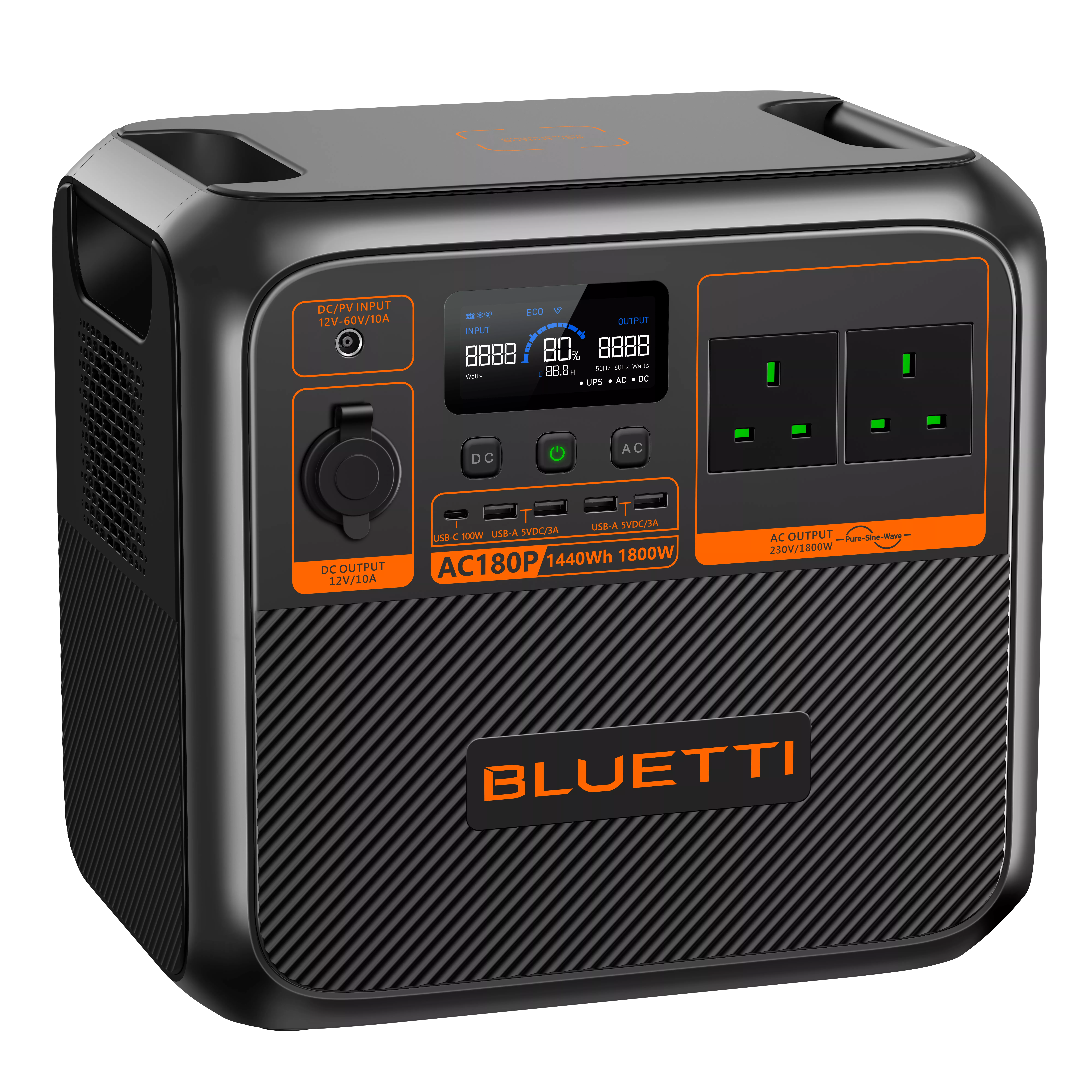 תחנת כח ניידת BLUETTI AC180P מודולרית 1800W