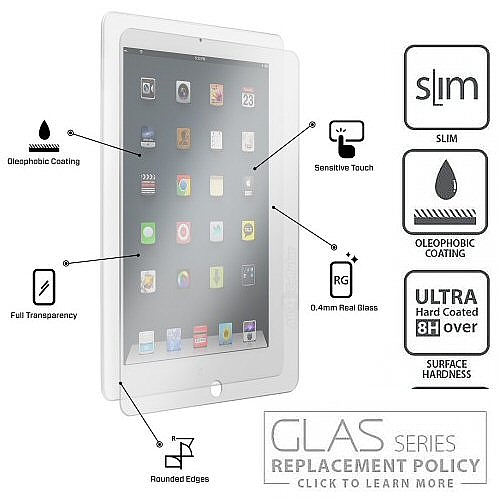 מגן מסך זכוכית לאייפד 4/3 M Glass Protector