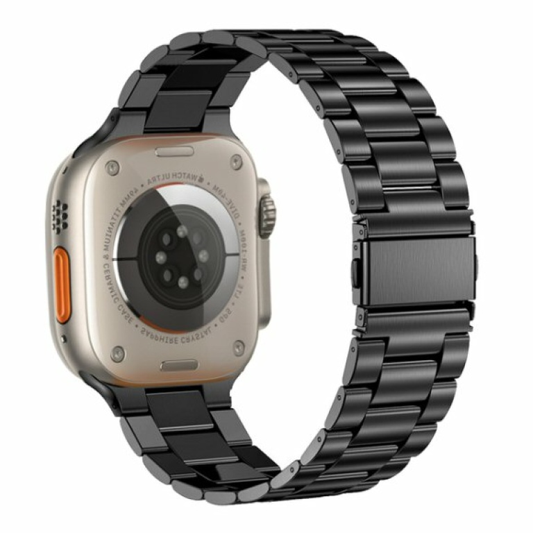 רצועת מתכת Apple Watch 38/40/41mm Stainless Steel Strap שחור