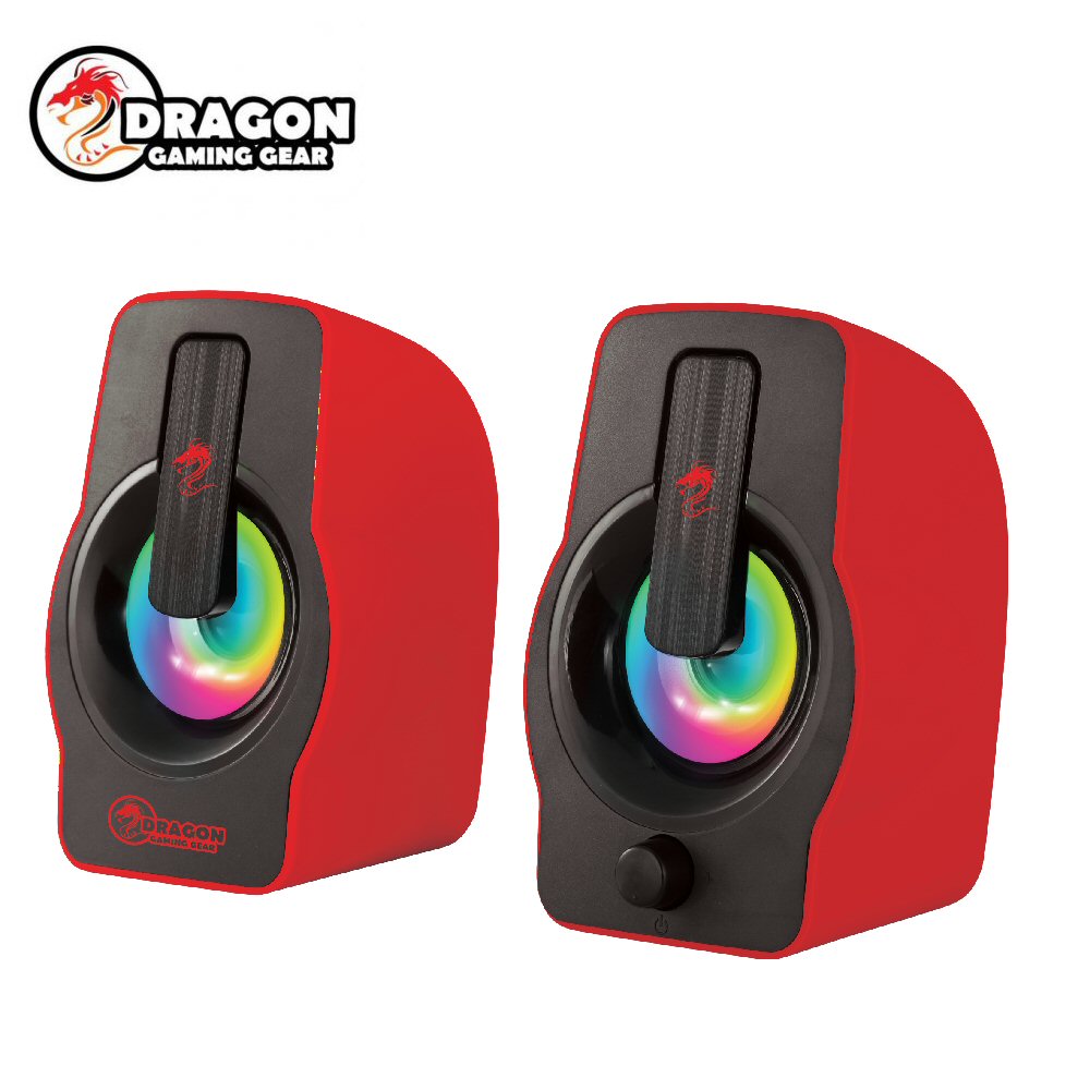רמקולים למחשב Dragon Gaming Speakers SP7 אדום