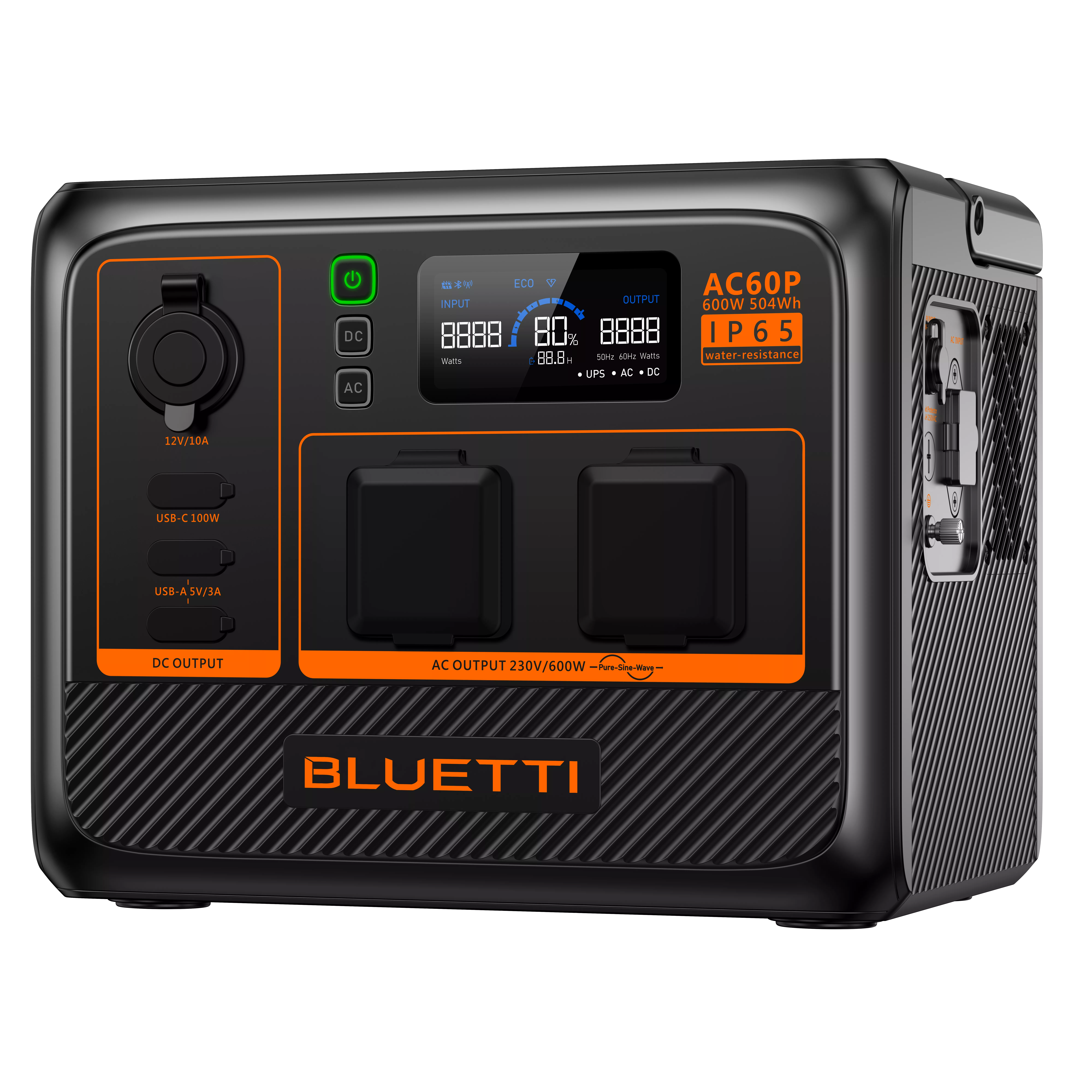 תחנת כוח BLUETTI AC60P מודולרית 600W