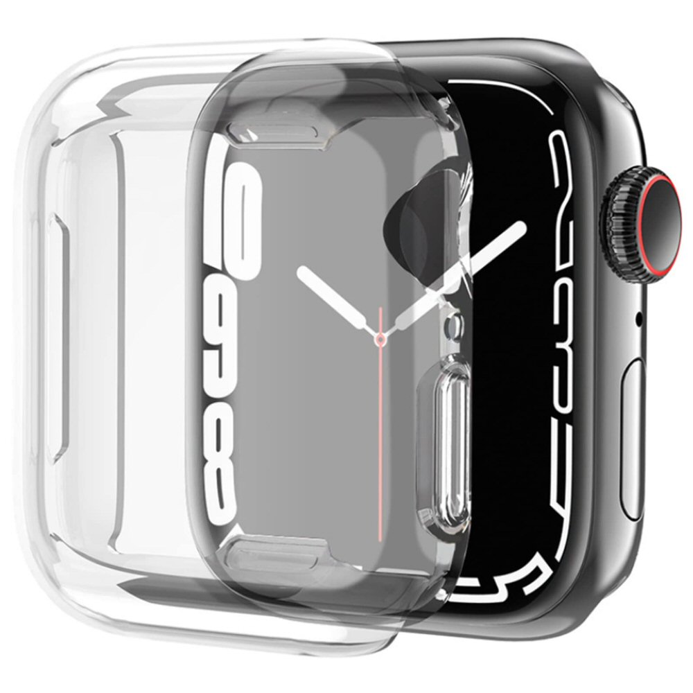 iTechCase Ultra כיסוי סיליקון ל Apple Watch 45mm שקוף
