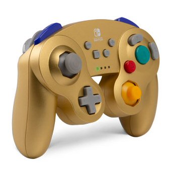 שלט זהב Nintendo Switch aPowera GameCube Wireless