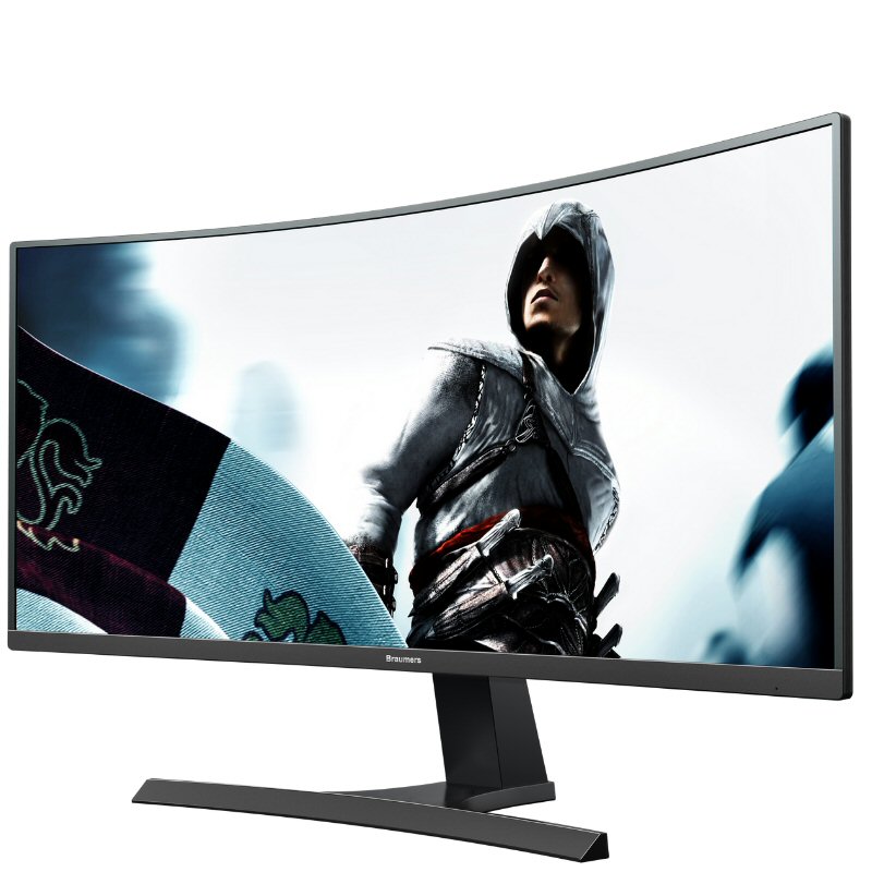 מסך מחשב ‏35 ‏אינטש Braumers BRD-GHDR350100C UWQHD