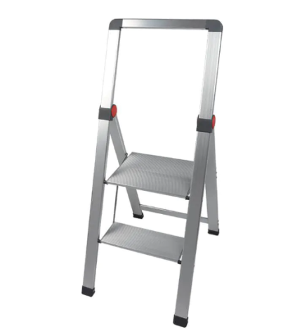 סולם דרגש 2 שלבים אלומיניום TELESCOPIC