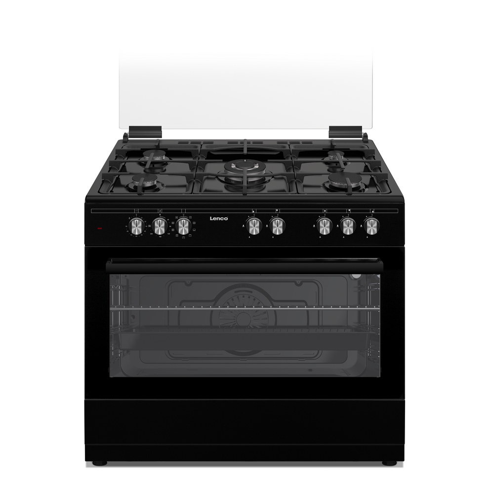 תנור משולב גז Lenco LFS-9021SBL שחור