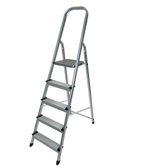 סולם 5 שלבים אלומיניום TELESCOPIC