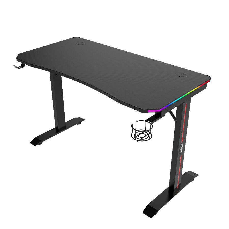 שולחן גיימינג שחור Dragon T5 RGB Gaming Table