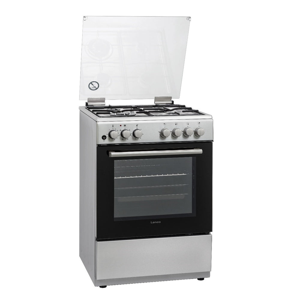 תנור אפייה משולב גז Lenco LFS-6099IXT נירוסטה