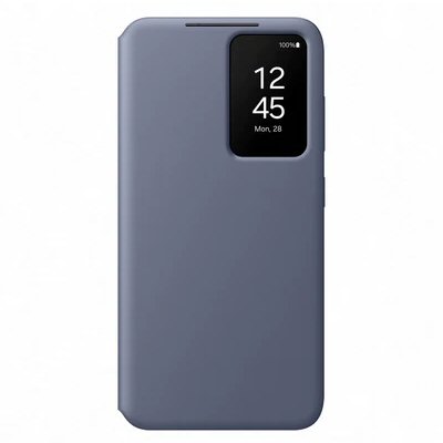 Samsung Smart View Wallet Case כיסוי מקורי סגול לגלקסי S24