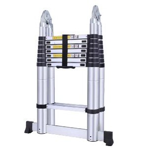 סולם אלומיניום טלסקופי כפול 2.6 מטר  TELESCOPIC