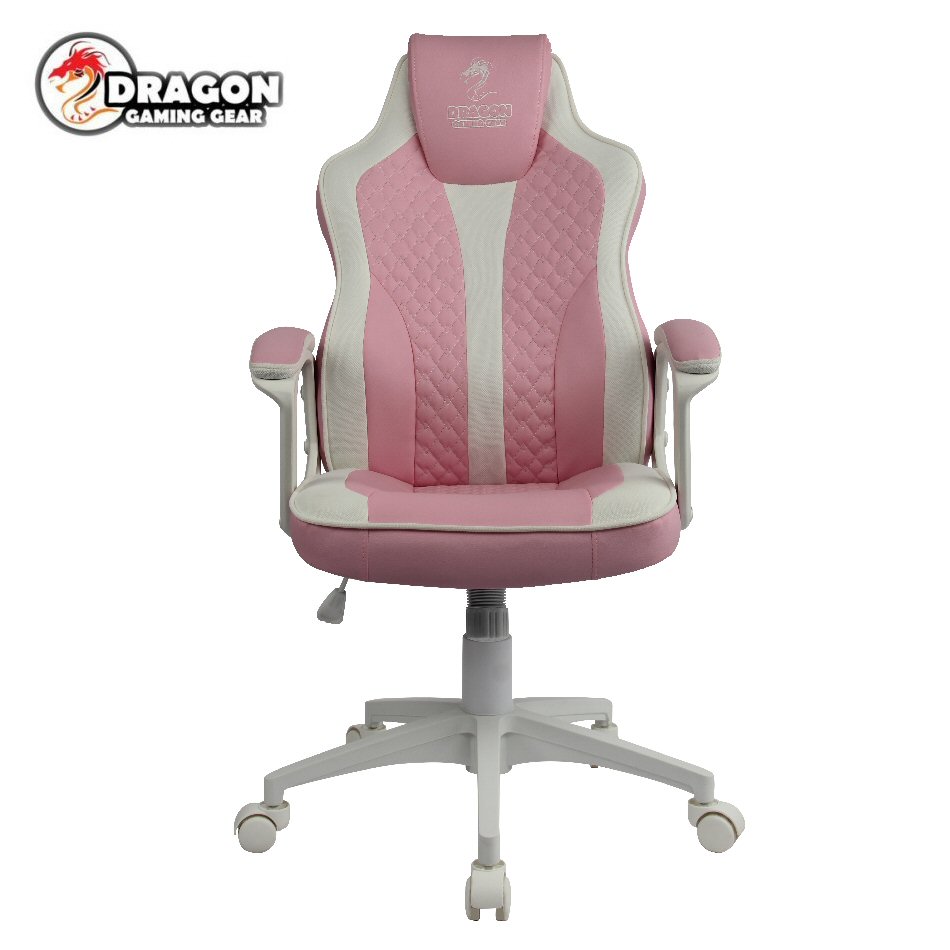 כיסא גיימינג Dragon SNIPER Chair ורוד/לבן