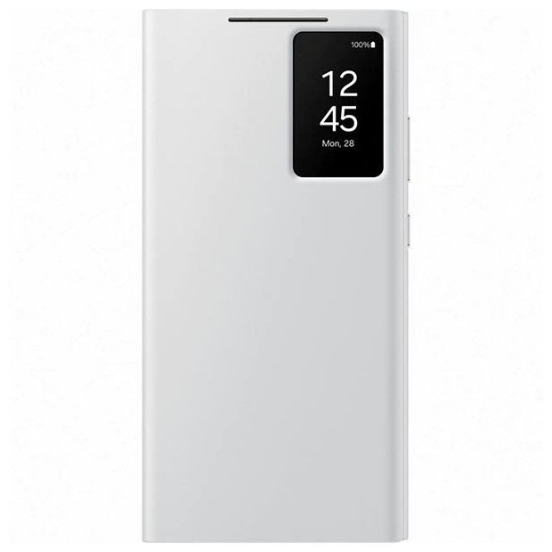 Samsung Smart View Wallet Case כיסוי מקורי לבן לגלקסי S24 אולטרה