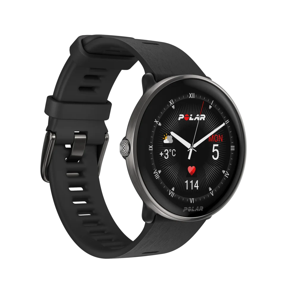 שעון חכם POLAR IGNITE 3 TI SIL BLK S-L