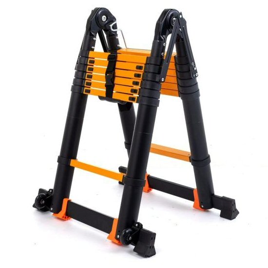 סולם פרימיום טלסקופי כפול 5 מטר TELESCOPIC