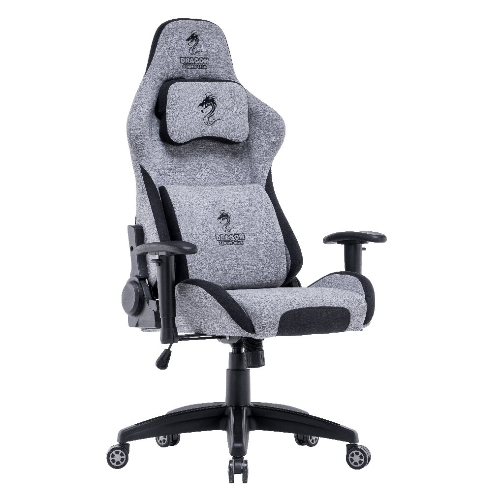 כיסא גיימינג בד Dragon Cyber אפור