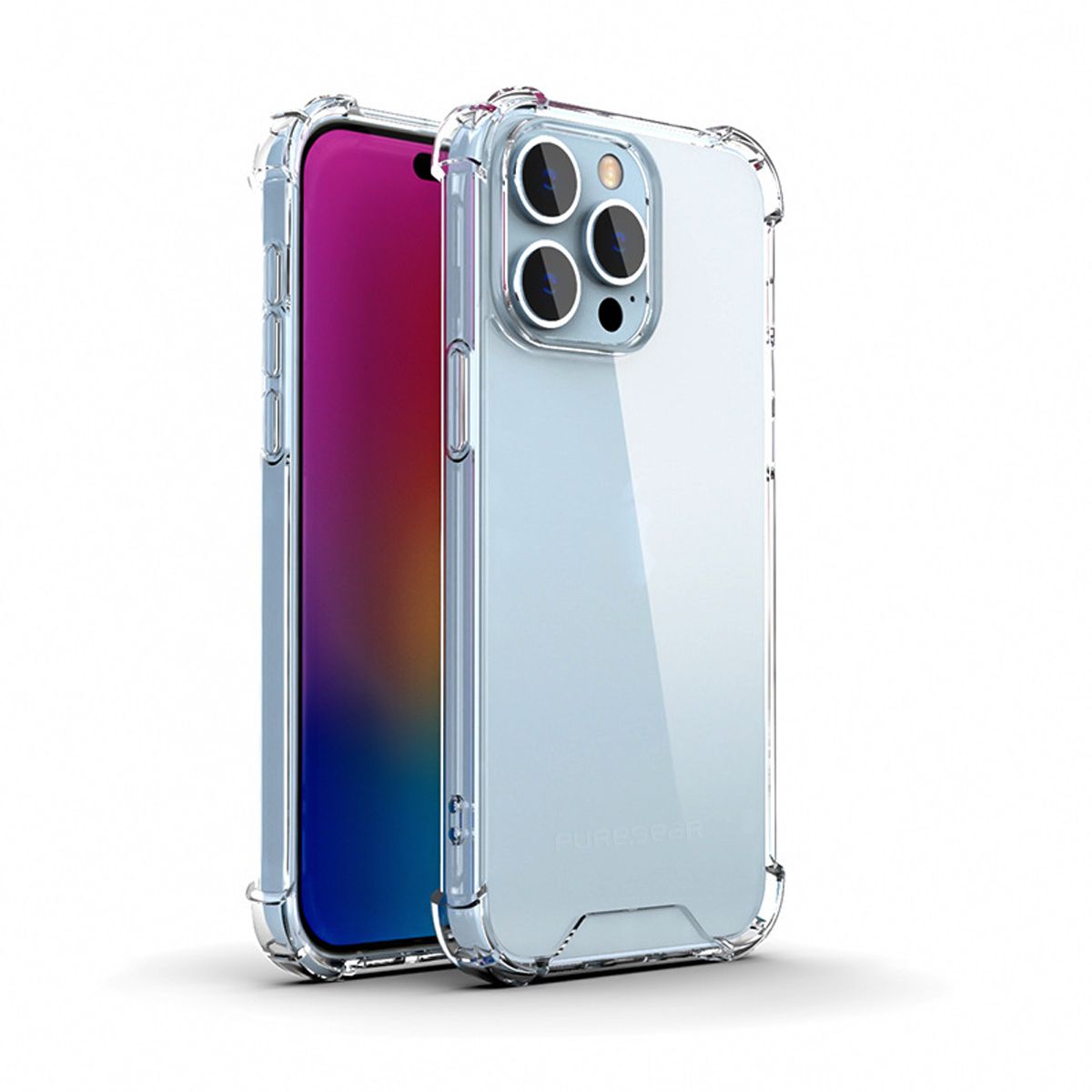 כיסוי לאייפון 16 פרו מקס שקוף PureGear Hard Shell