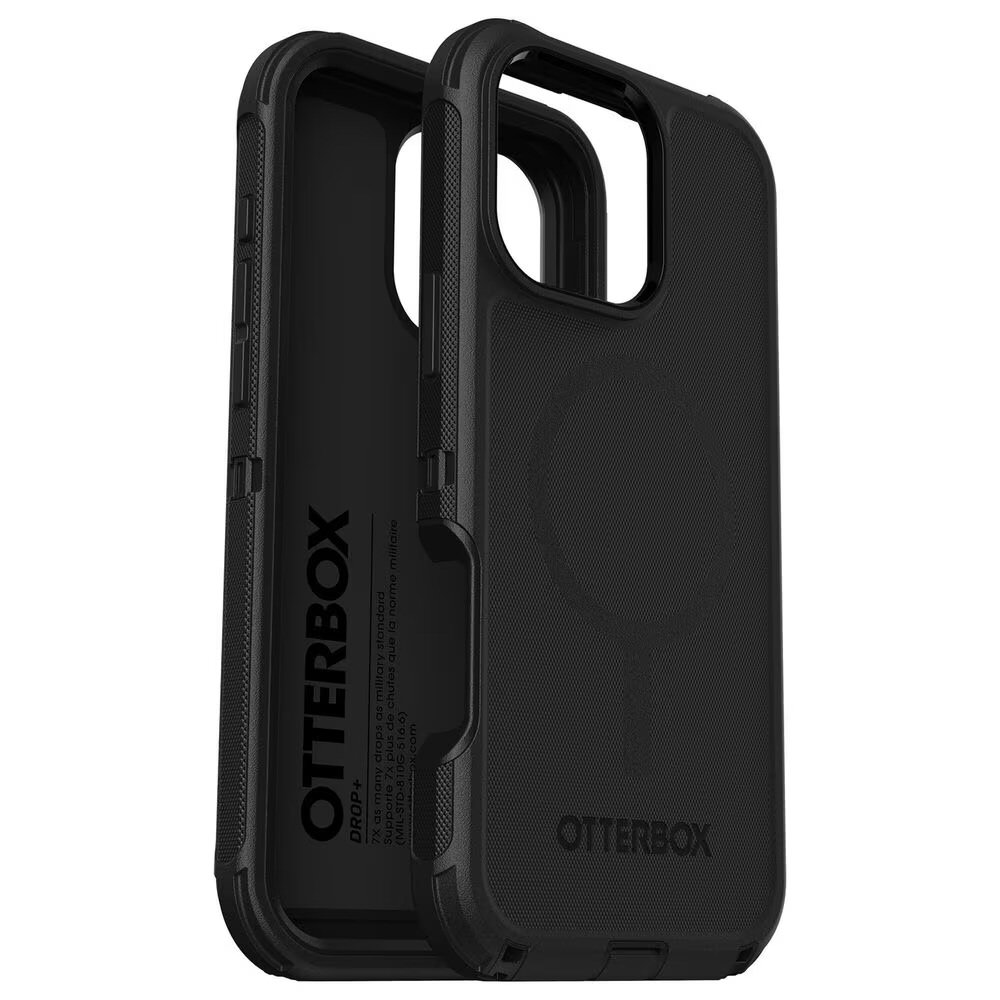 כיסוי לאייפון 16 פרו מקס שחור Defender MagSafe iphone