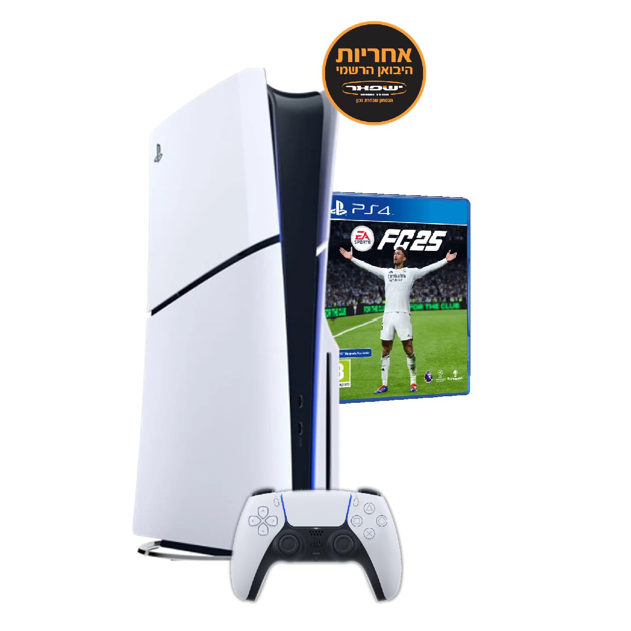 PlayStation 5 Slim 1TB Blu-ray FC 25 Bundle יבואן רשמי