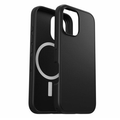 כיסוי לאייפון 16 פרו שחור OtterBox Symmetry MagSafe