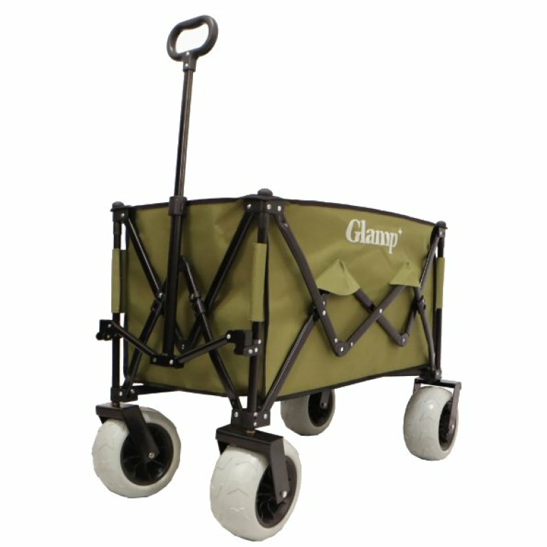 עגלת קמפינג מתקפלת עם גלגלי בלון מבית GLAMP