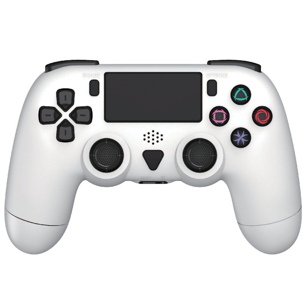 בקר אלחוטי ל Dragon PS4 Shock Double לבן