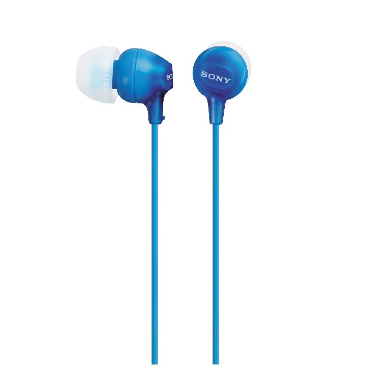 אוזניות חוטיות Sony MDREX15LP כחול