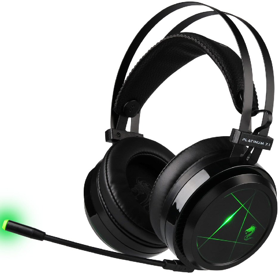 אוזניות גיימינג Dragon Platinum Gaming HeadSet שחור
