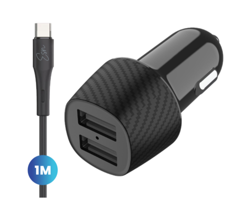 רכב כפול + כבל Essentials 15W