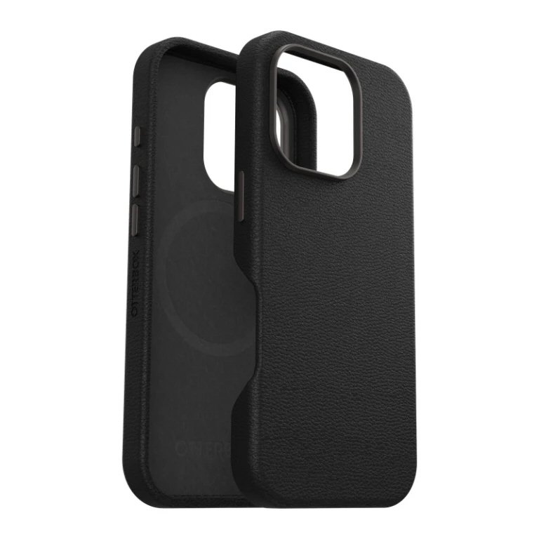 כיסוי לאייפון 16 פרו מקס OtterBox Cactus Leather MagSafe שחור