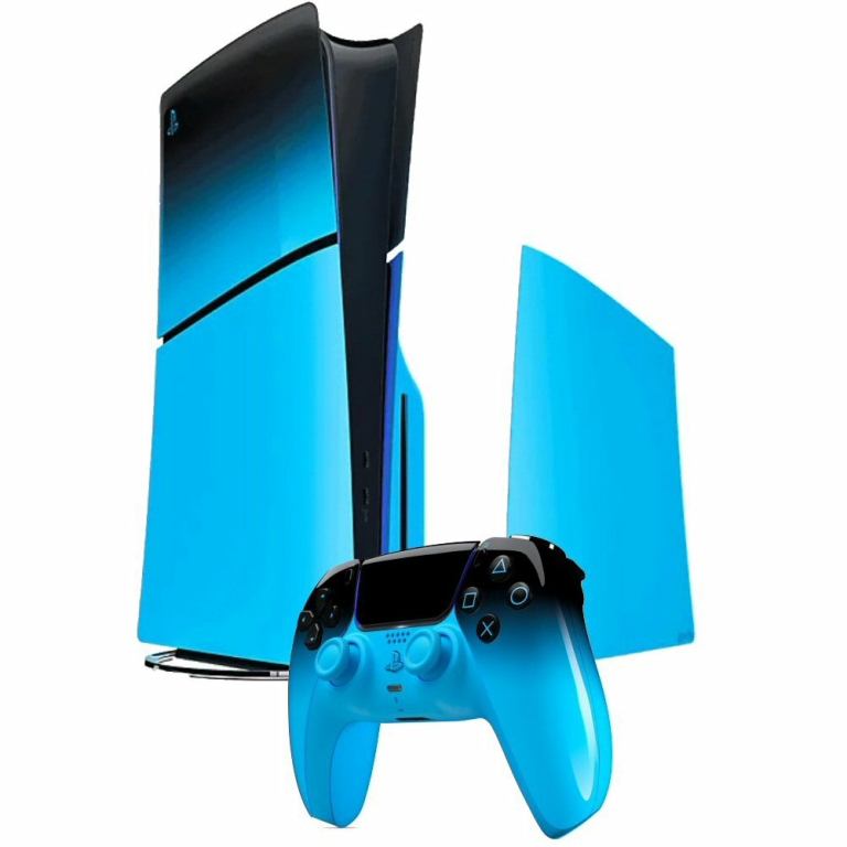 מארז שלט וקאבר מקורי PS5 Rhythm Blue Limited Edition