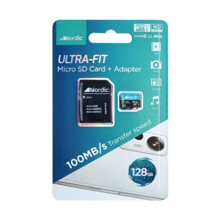 כרטיס זיכרון Nordic 128GB