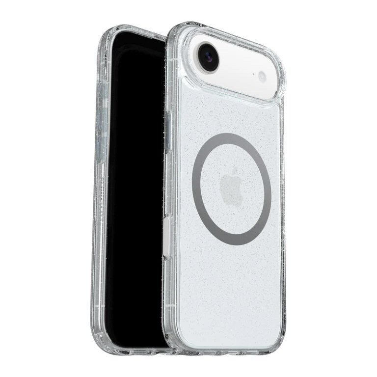 OtterBox Symmetry כיסוי לאייפון 17 אייר שקוף נצנצים