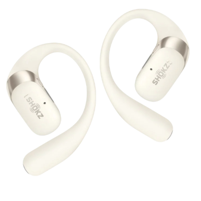 אוזניות ‏אלחוטיות Shokz OpenFit 2 T920 יבואן רשמי בז'