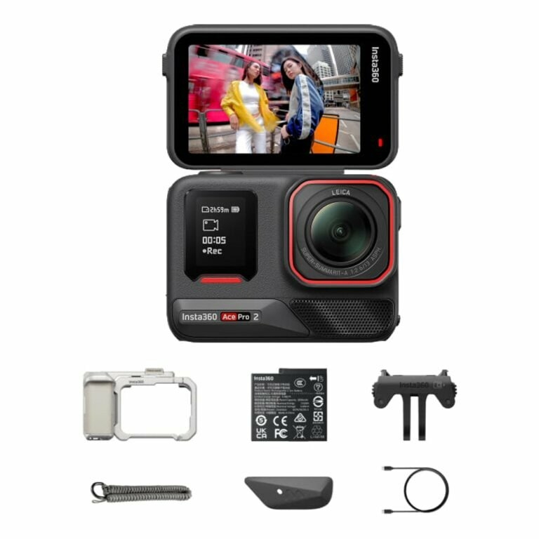 באנדל מצלמת אקסטרים כסוף Insta360 Ace Pro 2 Xplorer Bundle יבואן רשמי