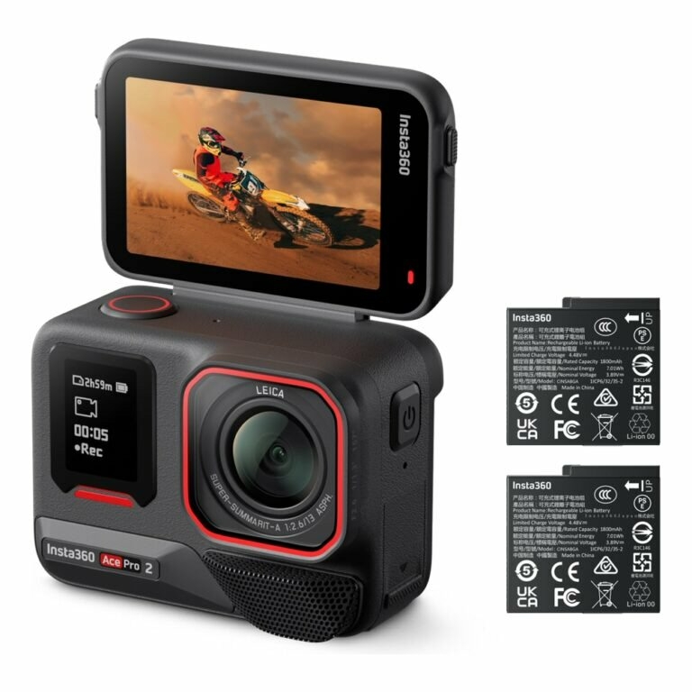 באנדל מצלמת אקסטרים Insta360 Ace Pro 2 Dual Battery Bundle יבואן רשמי