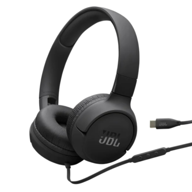 אוזניות ‏חוטיות JBL Tune 520C USB-C