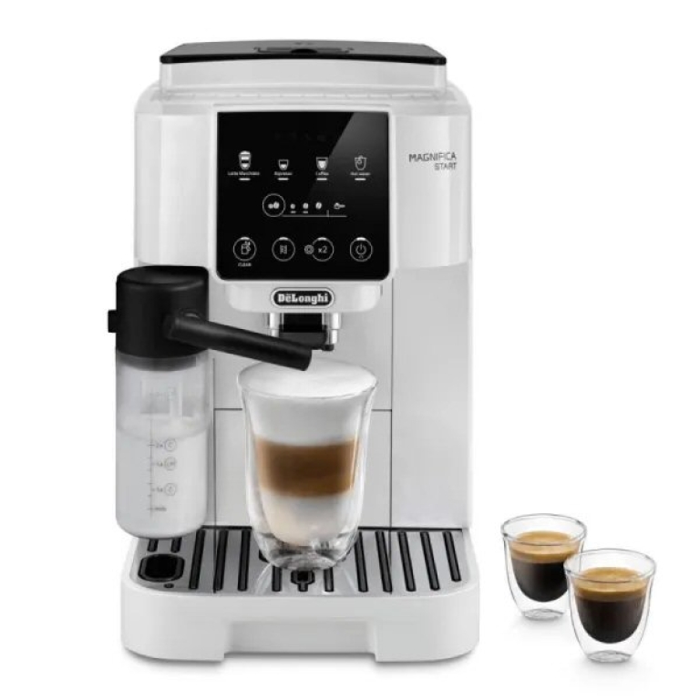 מכונת קפה אוטומטית DeLonghi ECAM220.61.W עם LatteCrema ומקציף חלב אוטומטי