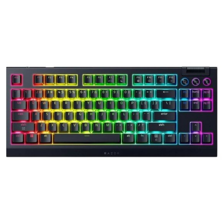 מקלדת גיימינג מכנית אלחוטית Razer BlackWidow V4 Tenkeyless HyperSpeed