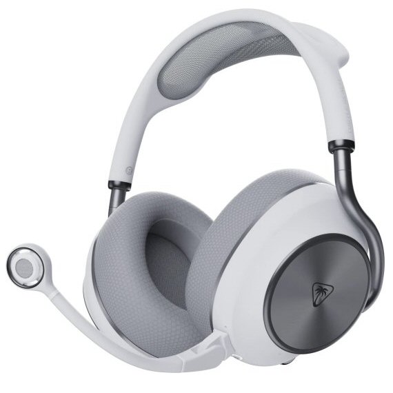 אוזניות גיימינג אלחוטיות Turtle Beach Stealth Pro II לבנות ל Xbox עם ANC, Dolby Atmos ו 80 שעות סוללה
