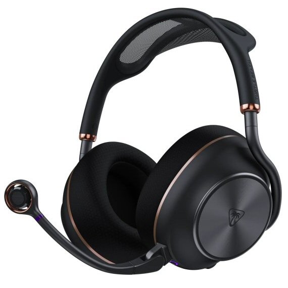 אוזניות גיימינג אלחוטיות שחורות Turtle Beach Stealth Pro II ל Xbox עם ANC, Dolby Atmos ו 80 שעות סוללה