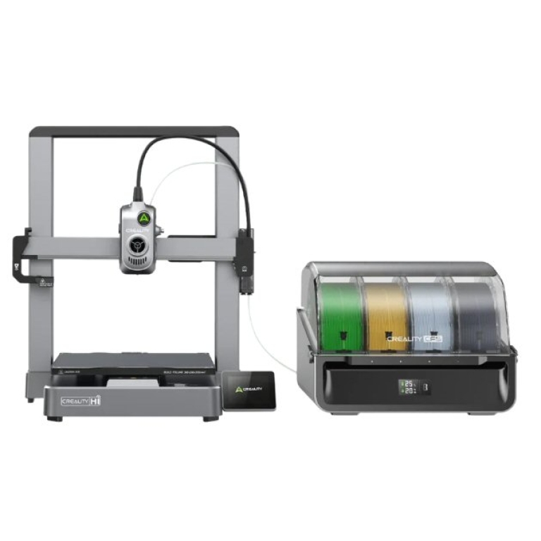 מדפסת תלת מימד Creality Hi Combo עם מערכת CFS להדפסה מרובת צבעים